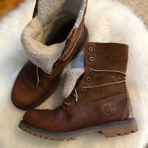 Timberland Jayne Fleece Fold-Down Waterproof Boots